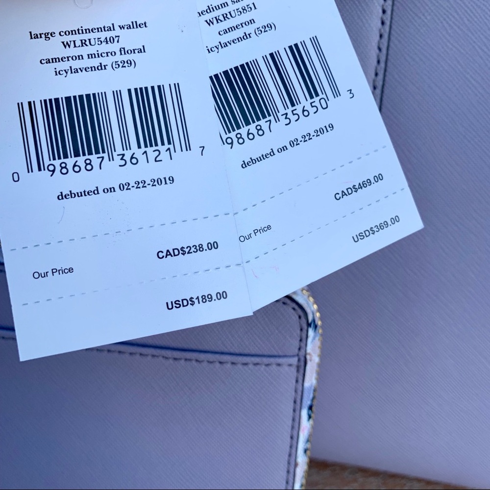 Kate Spade Medium Cameron Leather Satchel /Wallet - Picture 6 of 8